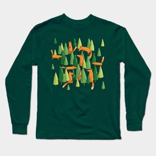 Foxy Forest Long Sleeve T-Shirt